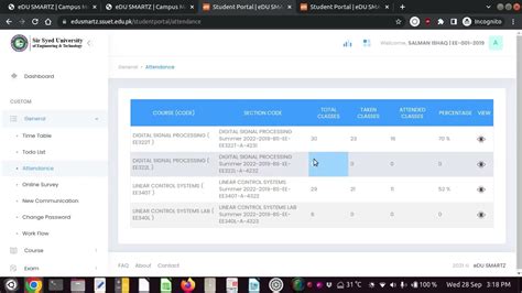 cms portal ssuet|Student Support System .